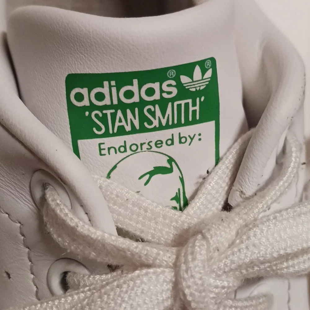Adidas Originals Stan Smith Shoes Sneakers White Green M20324 Men's Size 10,2015 - Picture 4 of 8